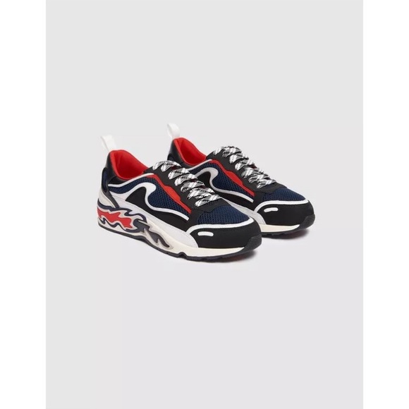 Sandro Paris Flame Sneakers in Dark Navy Size EU 39 NIB - Picture 12 of 14